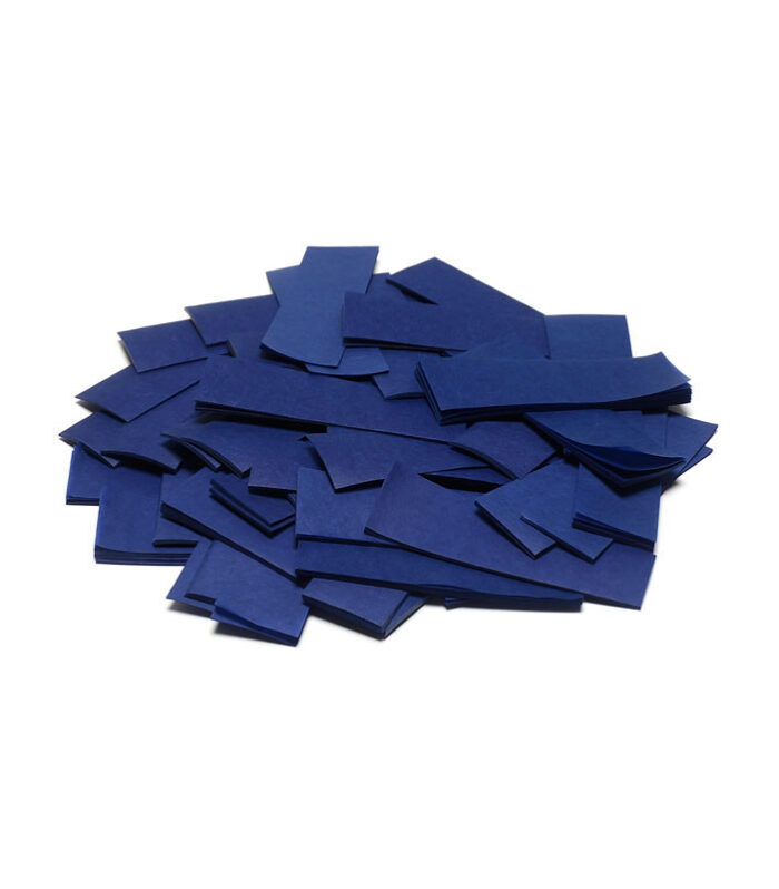 TCM FX - Lassú esésű Konfetti Téglalapok 55x17mm - Sötétkék - 1 kg